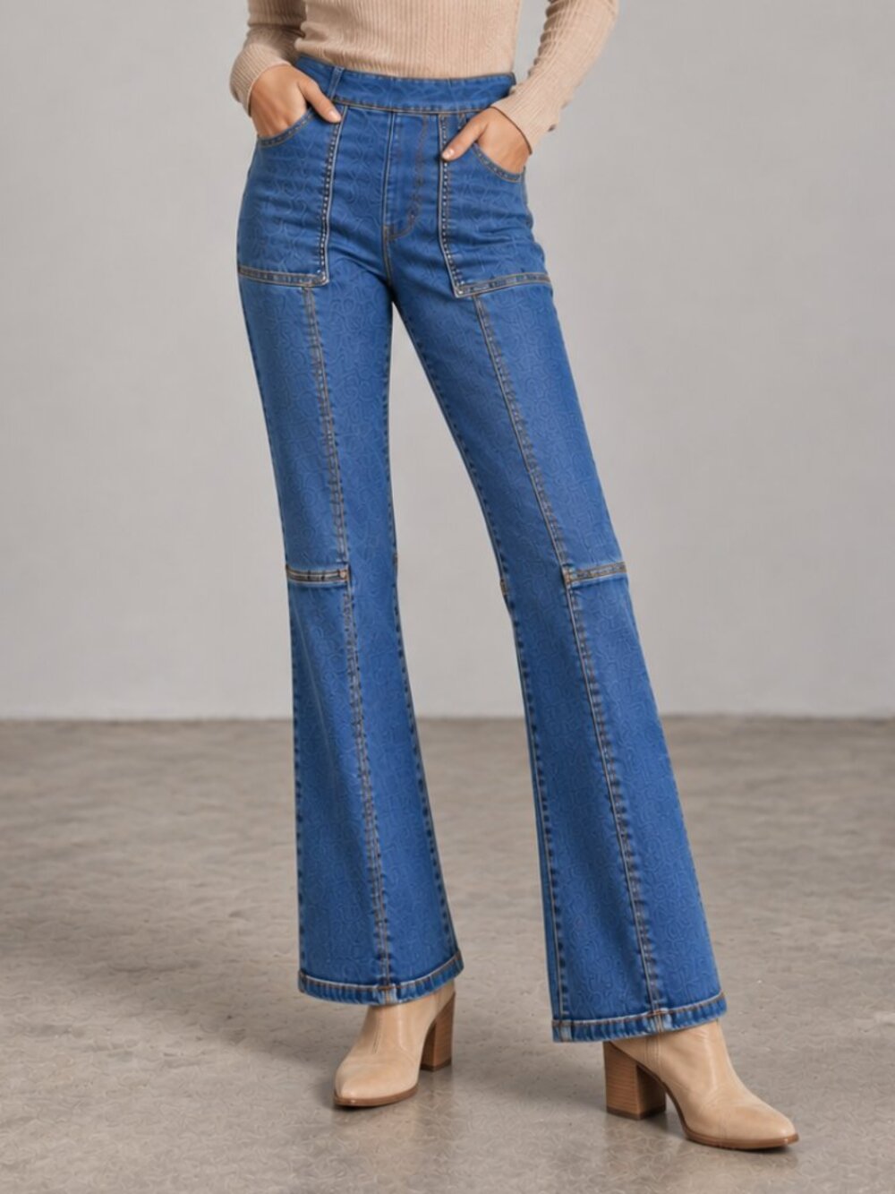ANTHROPOLOGIE Pilcro HIgh Rise Bootcut Flare Stretch Retro Jean 27P EUC